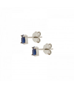 Pendientes Vibración Azul Plata