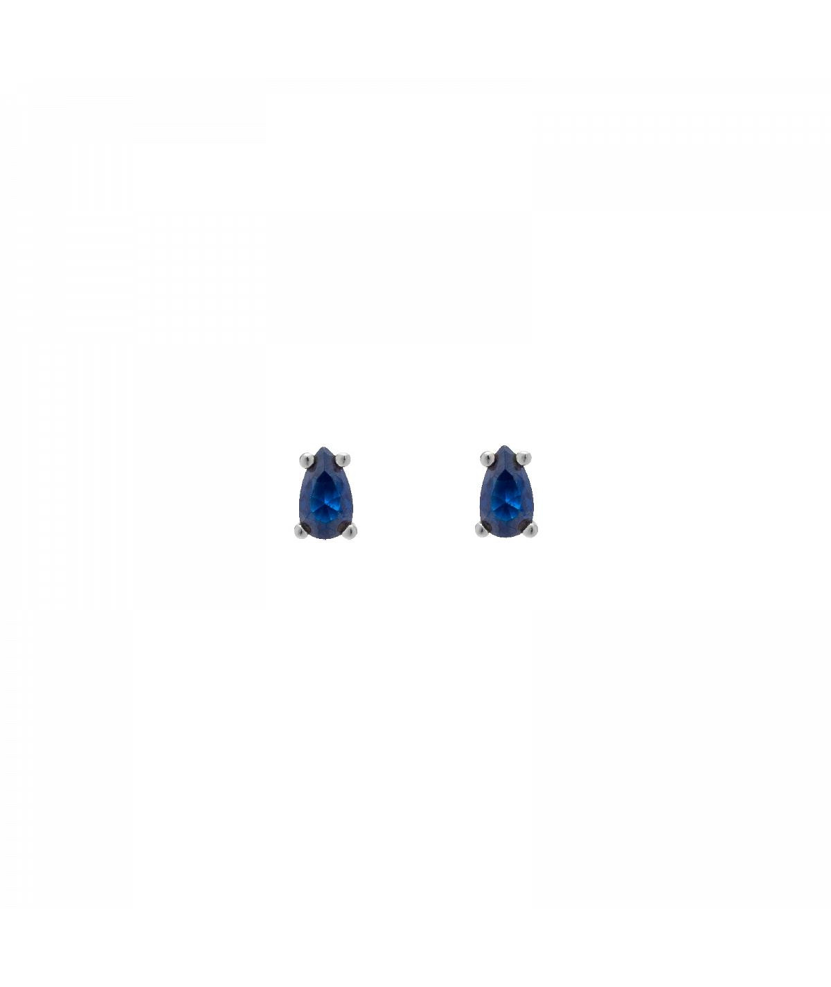 Pendientes Vibración Azul Plata