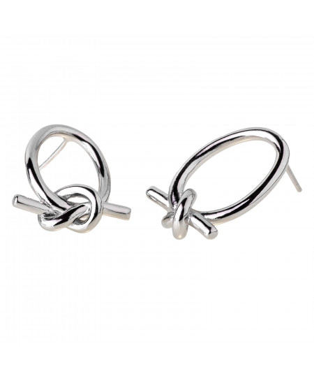 Pendientes Lazada Plata