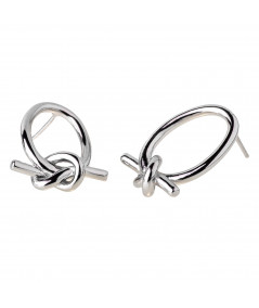 Pendientes Lazada Plata