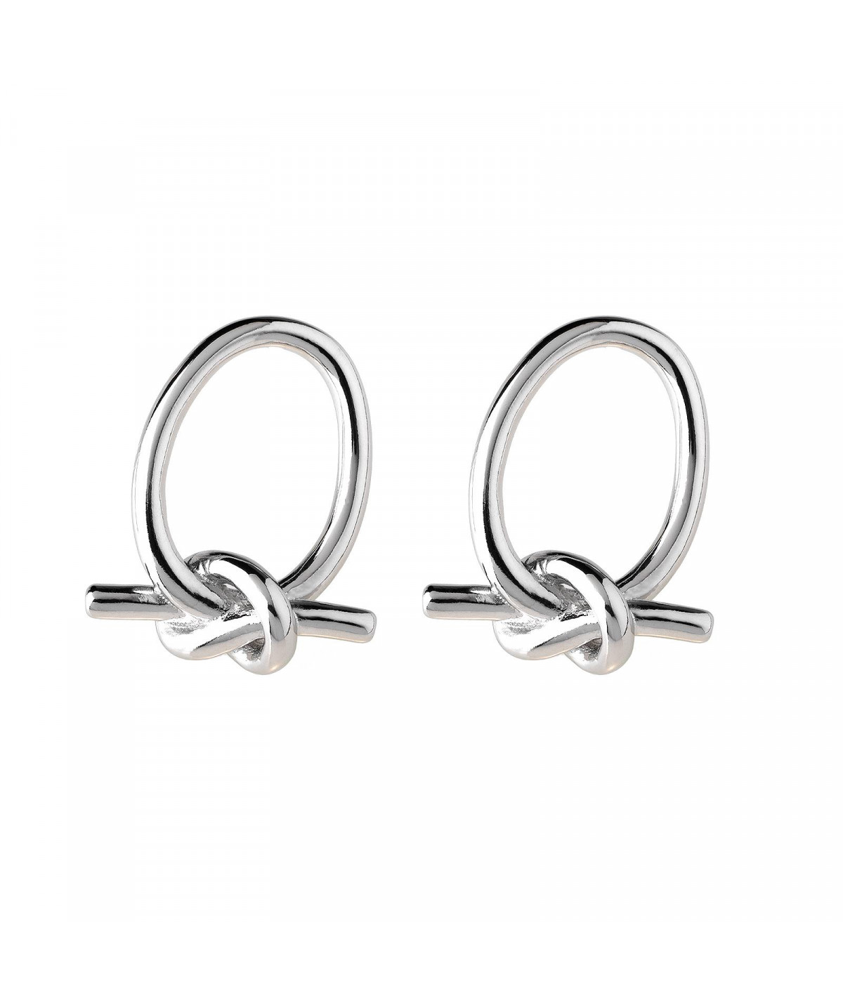 Pendientes Lazada Plata