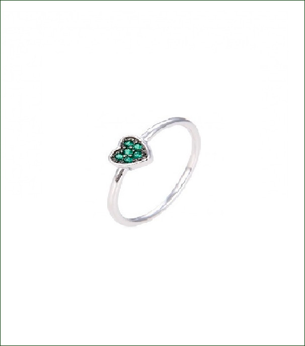 Anillo Verde Tendencia - de Mezea by Brelery